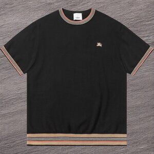 Burberry Men's Black Short Sleeve T-Shirt